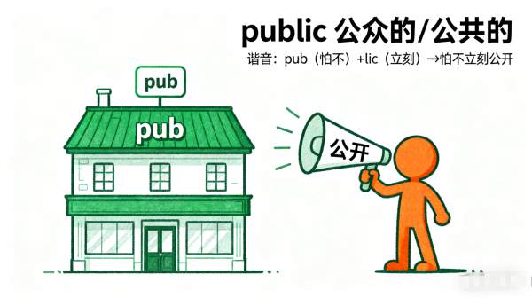 public是什么意思|public的用法|public的单词速记|public怎么读|public的考法|public的中文释义 ...