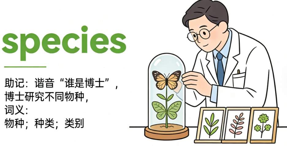 species是什么意思|species的用法|species的单词速记|species怎么读|species的考法|species的中文释义 ...